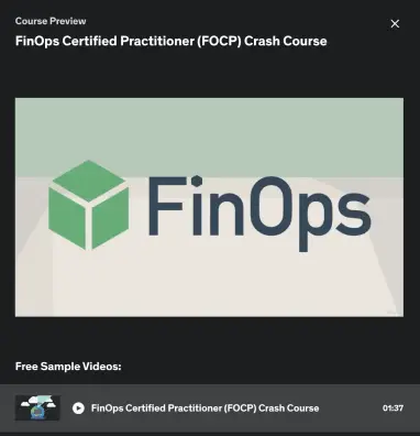 FinOps 认证练习题与预备课程