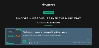 FinOpsPod 播客