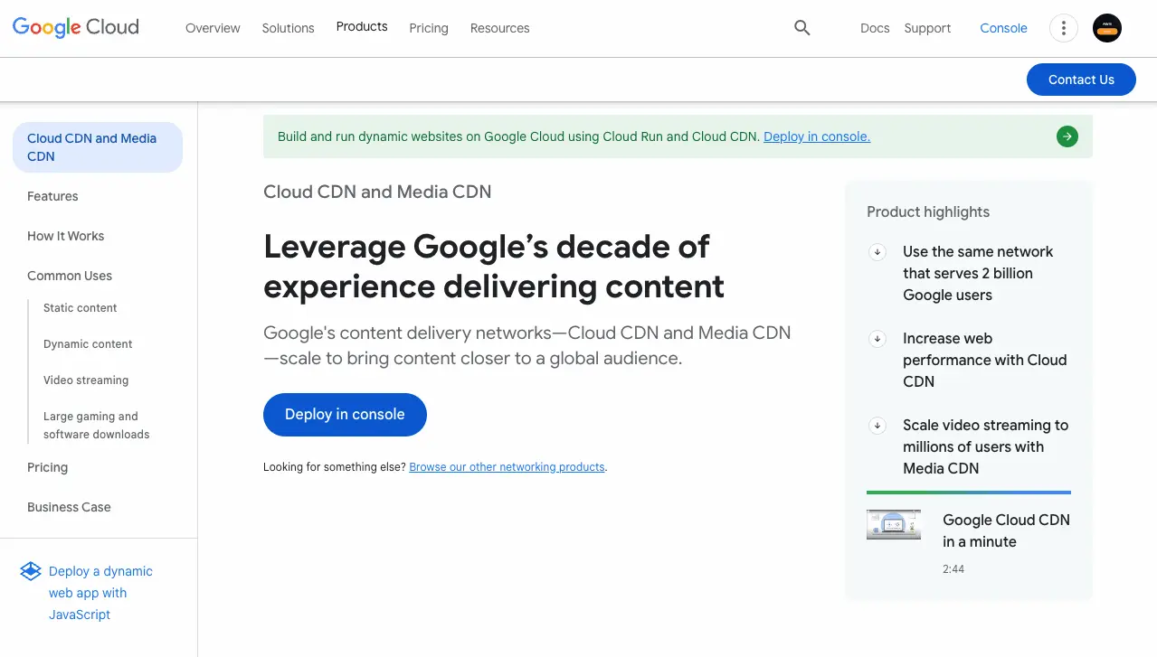 Google Cloud CDN