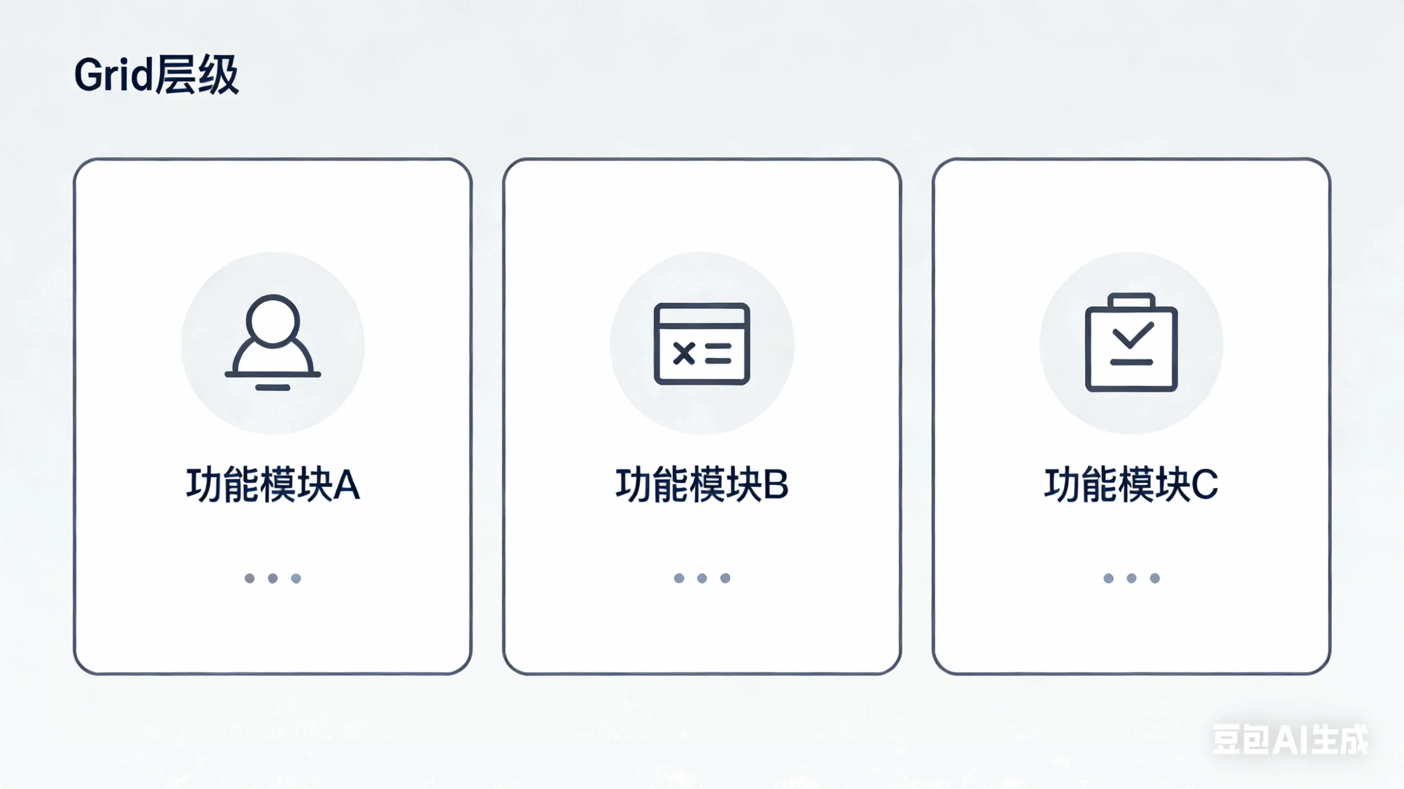 Grid 网格布局示意图