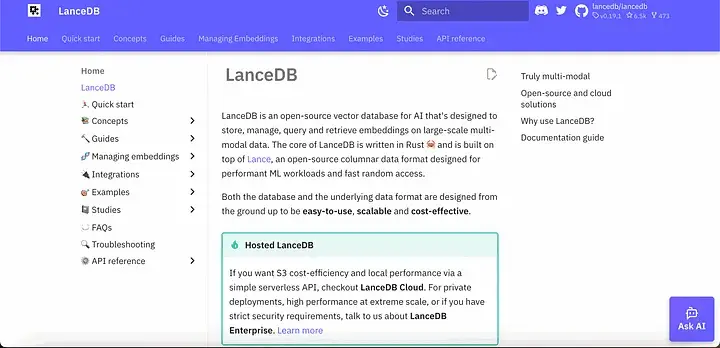LanceDB
