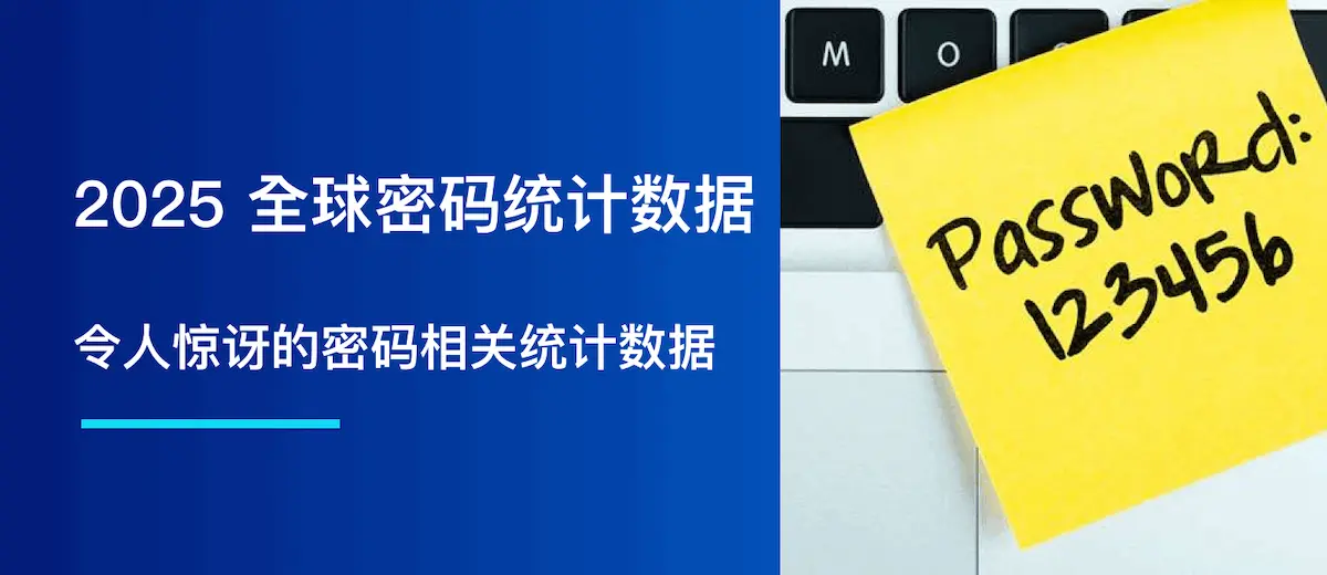 2025年,全球密码统计数据