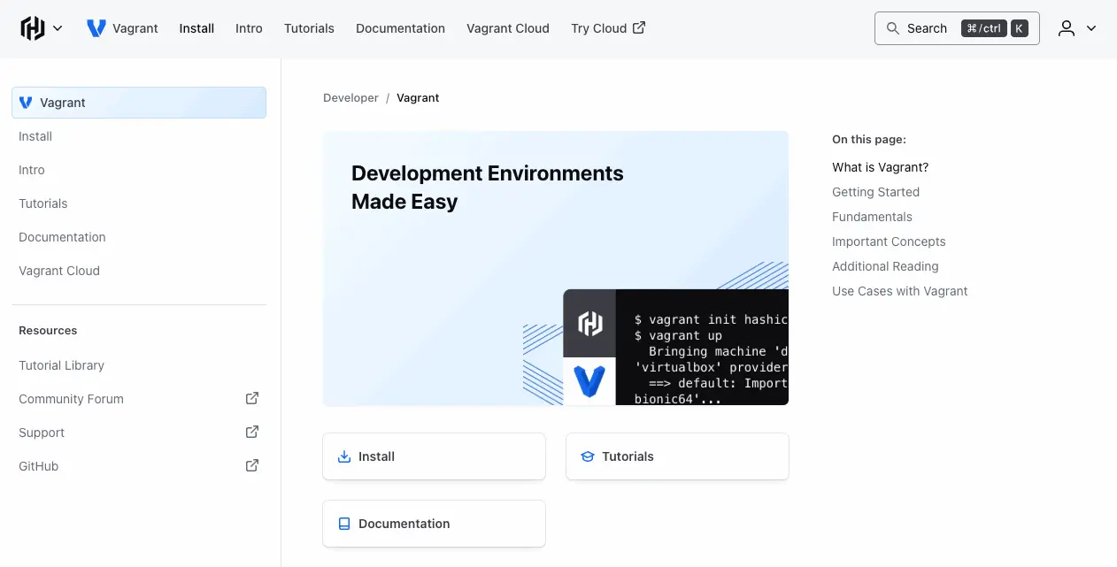 Vagrant – 用于虚拟机生命周期管理的命令行工具