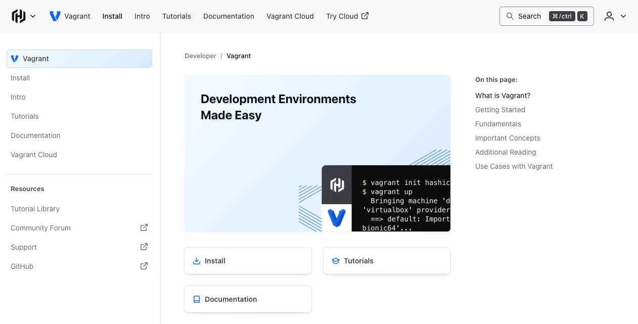 Vagrant – 用于虚拟机生命周期管理的命令行工具