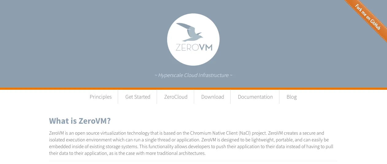 ZeroVM – 具有沙盒支持的开源虚拟化工具