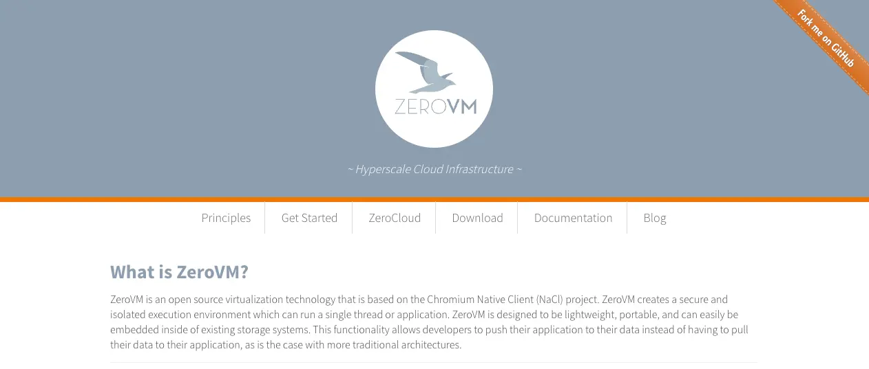 ZeroVM – 具有沙盒支持的开源虚拟化工具