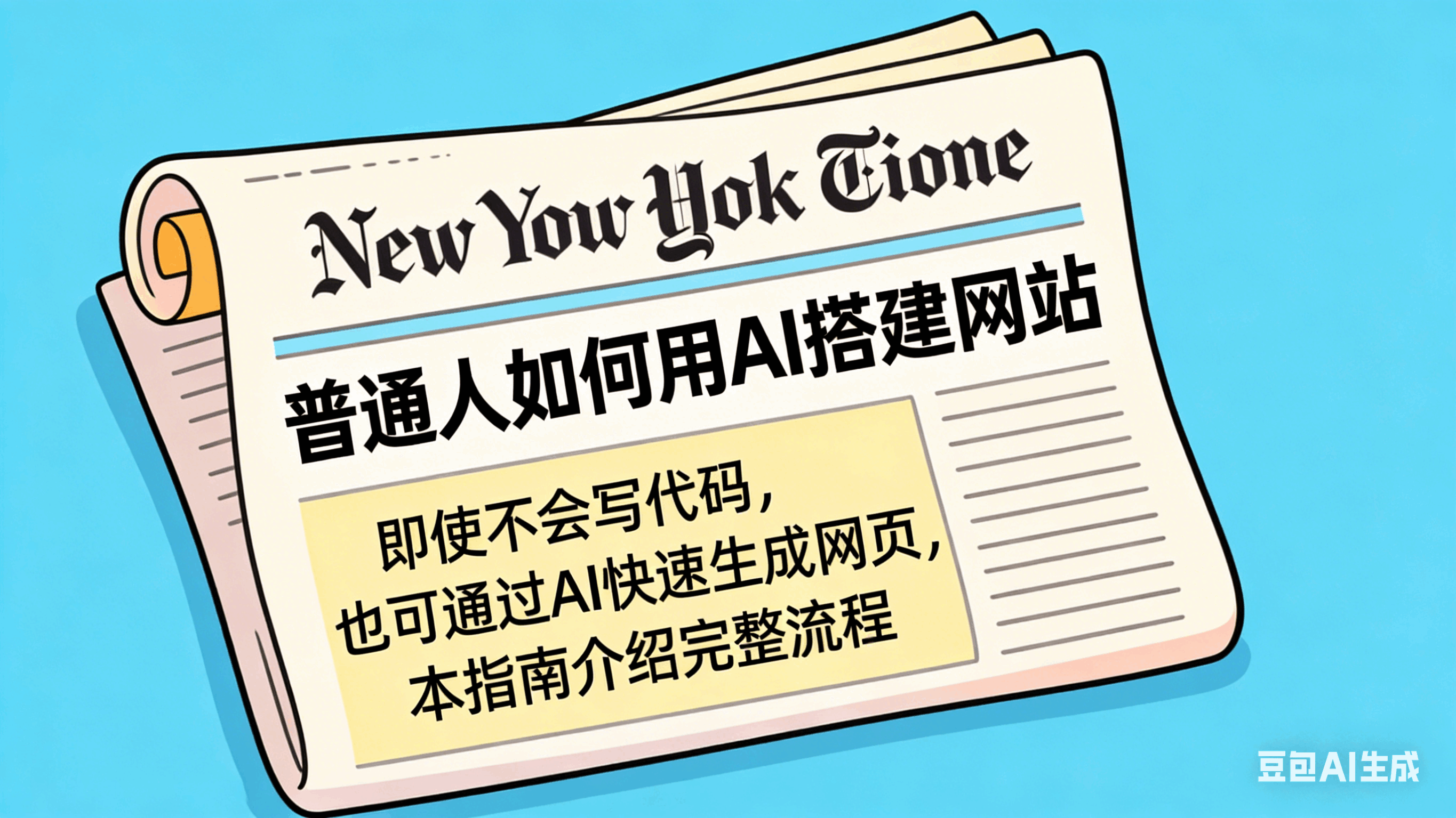 AI 做网站完整指南：普通人如何用 AI 搭建自己的网站